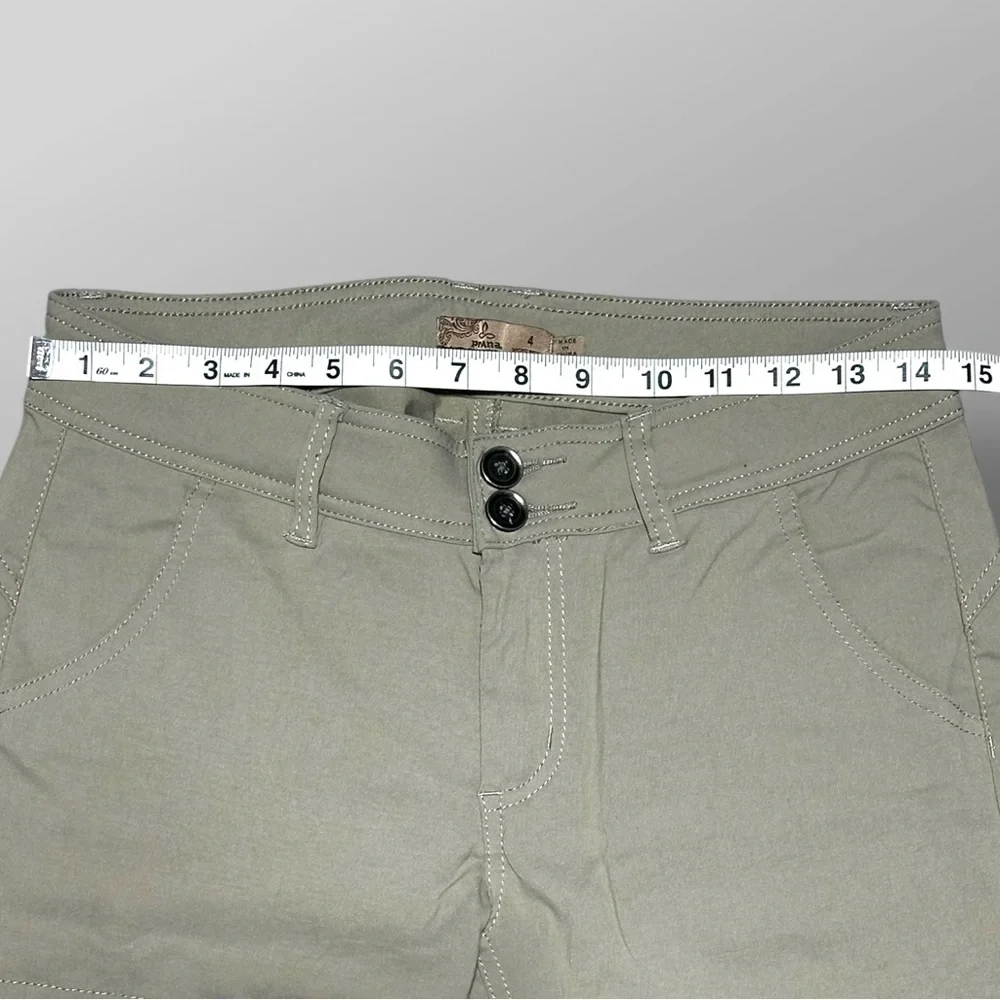 prAna Halle Hiking Pants Womens Sz 4 Short Roll Up Capri Original Stretch Zion - Picture 4 of 10